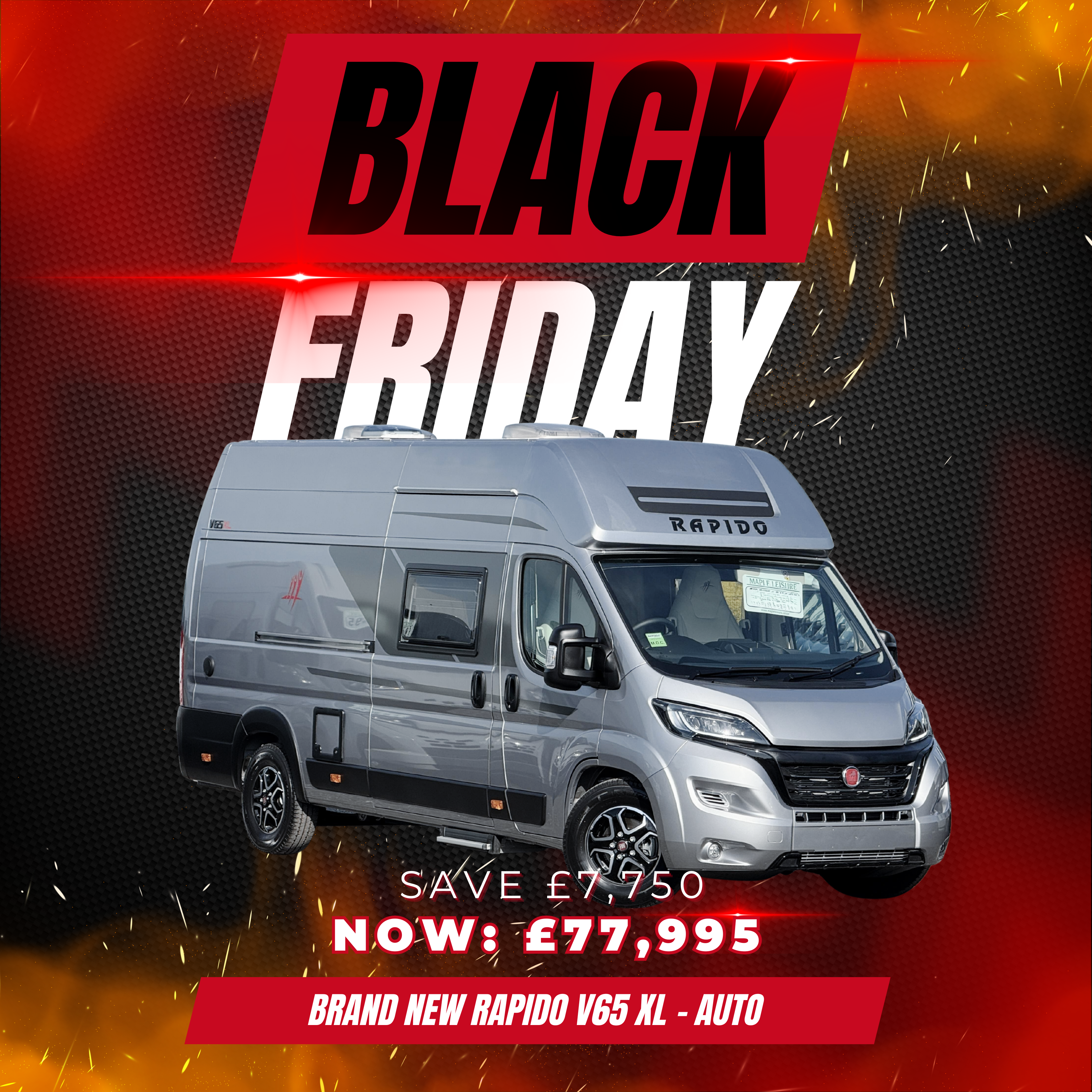 RAPIDO V65 BLACK FRIDAY